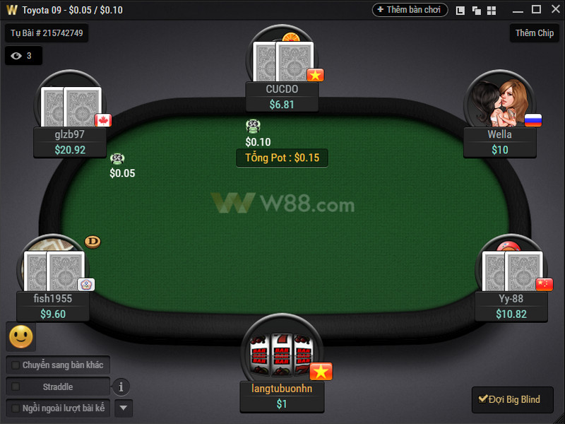 W88 ra mắt ứng dụng chơi Poker Online trên di động với nhiều tiện ích
