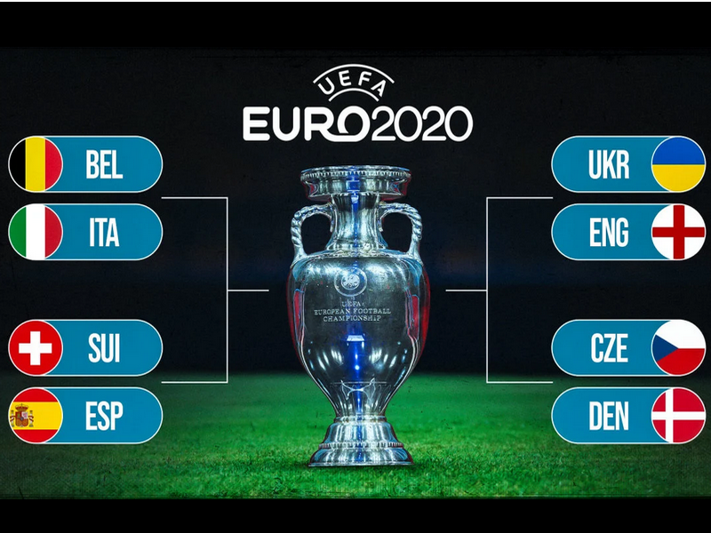 Lộ diện 4 cặp đấu ở vòng tứ kết EURO 2020 1