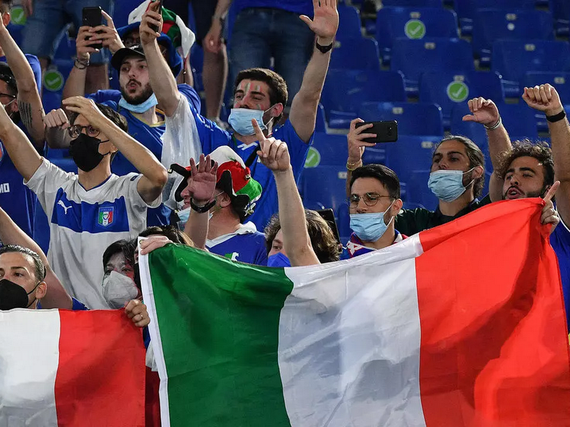 1.000 CĐV Ý được đến sân Wembley để xem trận chung kết Euro 2020