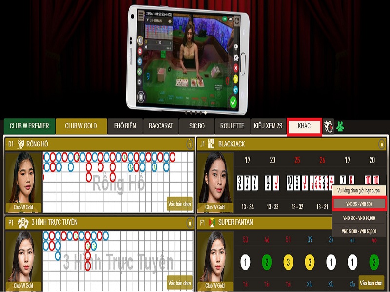 Hướng dẫn cách chơi Blackjack tại nhà cái casino W88 chi tiết