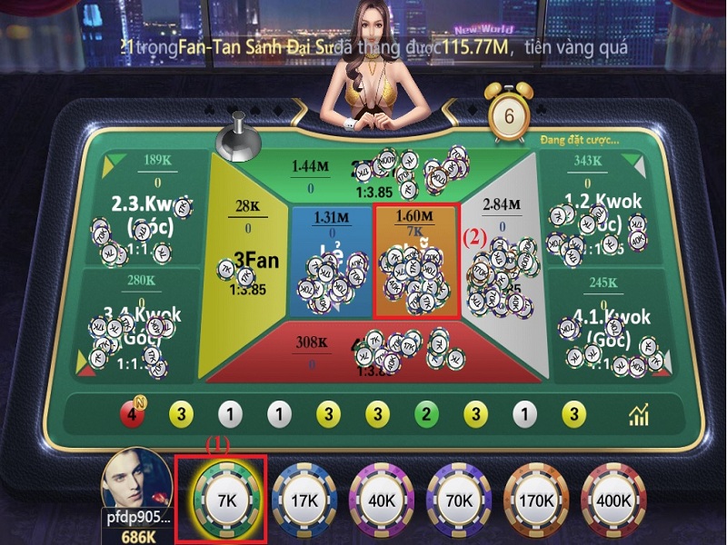 Hướng dẫn cách chơi Fan Tan online tại Dubai casino giành chiến thắng