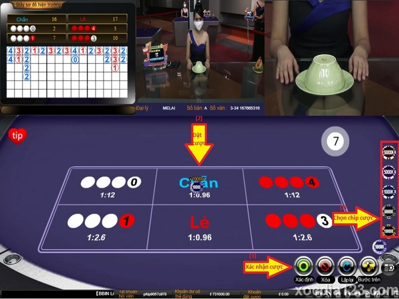 Hướng dẫn cách chơi xóc đĩa online tại nhà cái Dubai casino