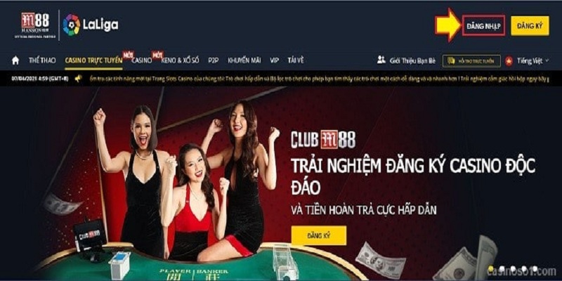 Hướng dẫn chơi Xì Dách online tại nhà cái casino M88