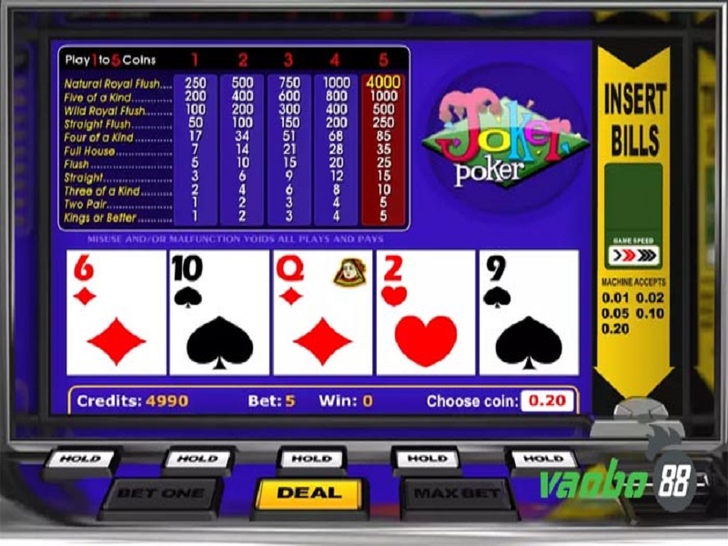 Video Poker là gì? Một số trò chơi video Poker hot nhất hiện nay