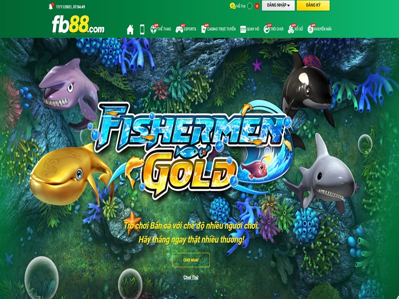 Chơi game bắn cá online tại nhà cái Fb88