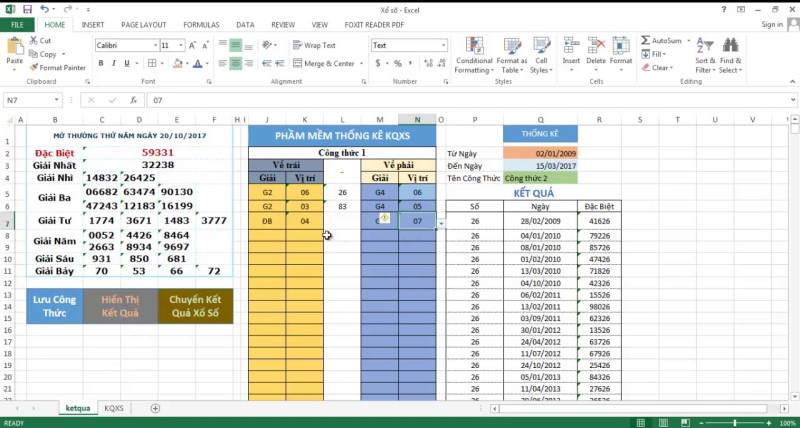 Hướng dẫn cách tính lô đề chuẩn xác bằng Excel